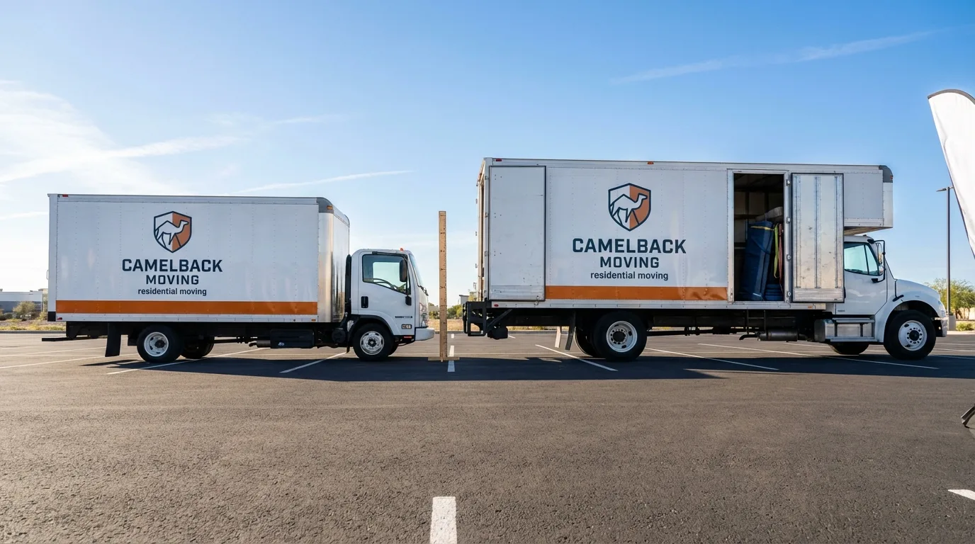 Moving truck size capacity guide in Lincoln